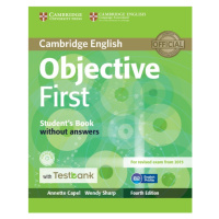 Objective First Student´s Book without Answers + CD-ROM + Testbank Cambridge University Press