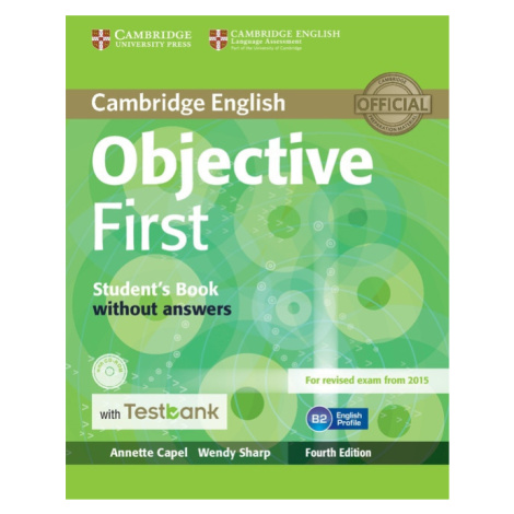 Objective First Student´s Book without Answers + CD-ROM + Testbank Cambridge University Press
