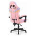 Herní židle HC-1004 růžovo-fialová