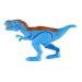 Teddies Dinosaurus T-Rex plast 18 cm na baterie se zvukem se světlem