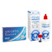Alcon Air Optix Plus Hydraglyde (6 čoček) + Oxynate Peroxide 380 ml s pouzdrem