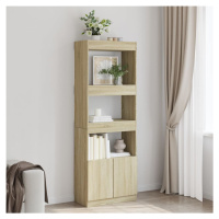 vidaXL Skříň highboard dub sonoma 63 x 33 x 180 cm kompozitní dřevo