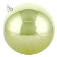 DECOLED Plastová koule, prům. 20 cm, zelená, lesklá