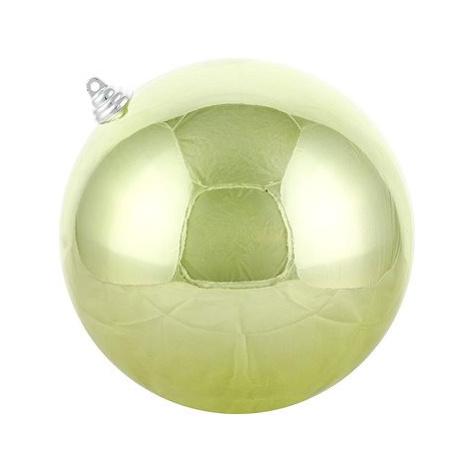 DECOLED Plastová koule, prům. 20 cm, zelená, lesklá