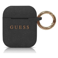 Kryt Guess  AirPods cover black Silicone GUACCSILGLBK