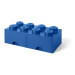 LEGO úložný box 8 s šuplíky - modrá