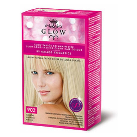 Kallos GLOW - barva pro domácí použití Kallos GLOW krém. barva béžová blond č.902 40ml