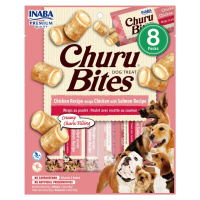 INABA Dog Churu Bites - Kuře s lososem 8 x 12 g