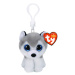 TY Beanie BOOS BUFF, CLIP 8,5 cm - husky