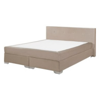 BELIANI postel CONSUL 180 × 200 cm, eko kůže, béžová
