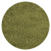 Ayyildiz koberce Kusový koberec Dream Shaggy 4000 Green kruh Rozměry koberců: 80x80 (průměr) kru