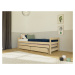 Benlemi Jednolůžková postel SIMPLY 90x200 3v1 s přistýlkou a 2 úložnými šuplíky Zvolte barvu: Pa
