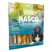 Pochoutka Rasco Premium tyčinky bůvolí obalené kuřecím masem 500g