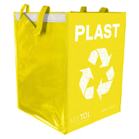 Taška na tříděný odpad SORT EASY PLASTIC, 30x30x40cm, 36l SIXTOL