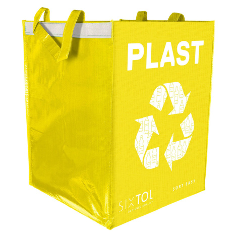 Taška na tříděný odpad SORT EASY PLASTIC, 30x30x40cm, 36l SIXTOL