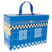 Small foot Dřevěný kufřík s policejní stanicí POLICE modrý