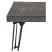 Přístavný stolek NABRO 2 pavlovnie/šedá