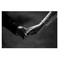 Fotografie Black and white wedding photography of, kkshepel, 40x26.7 cm