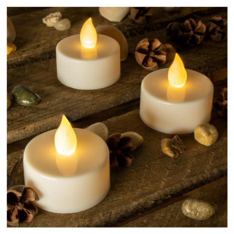 Nexos 64196 Dekorativní LED sada - 4 svíčky - bílá