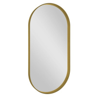 Sapho AVONA oválné zrcadlo v rámu 50x100cm, zlato mat