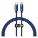 Kabel Baseus Crystal cable USB-C to Lightning, 20W, 1.2m (blue)