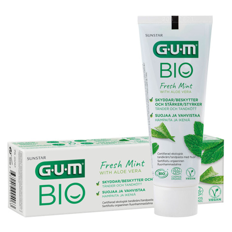 GUM BIO zubní pasta s Aloe vera, 75ml