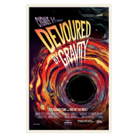 Ilustrace Devoured by Gravity (Retro Movie) - Space Series (NASA), 26.7 × 40 cm