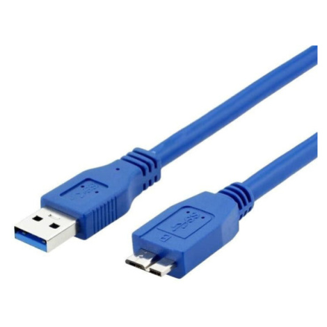 Kabel propojovací USB-A (male) na USB Micro-B (male), 1,5m,modrá Winner Group