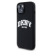 DKNY Liquid Silicone Arch Logo MagSafe kryt iPhone 11 černý