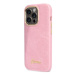 Guess GUHCP14LHGCRHP hard silikonové pouzdro iPhone 14 PRO 6.1" pink Croco Collection