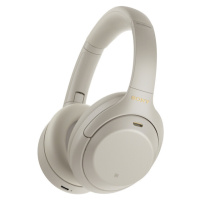 Sony WH-1000XM4 bezdrátová sluchátka stříbrná
