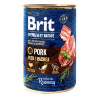 Konzerva Brit Premium by Nature Pork with Trachea 400g