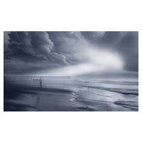 Fotografie Misty Beach Under the Sun, Jianping Yang, 40 × 24 cm