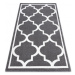 Dywany Lusczow Kusový koberec SKETCH KIERAN šedý / bílý trellis