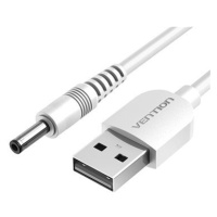 Vention USB to DC 3.5mm Charging Cable White 1.5m