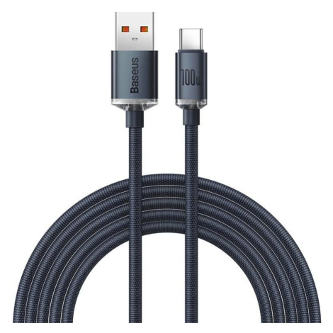 Datový kabel Baseus Cafule USB/USB-C 2m 100W (20V 5A) černý