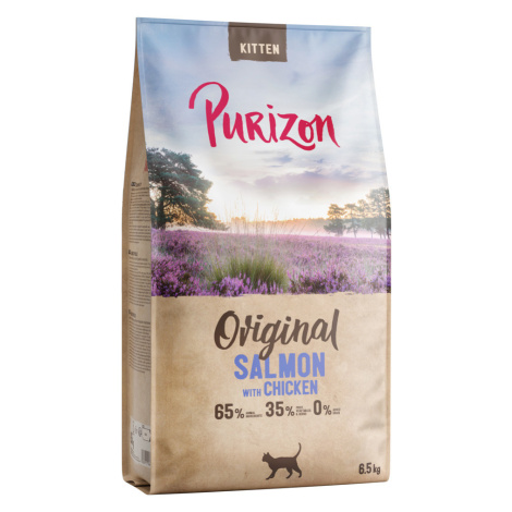 Purizon pro koťata losos s kuřecím - bez obilovin - Nová receptura: 6,5 kg