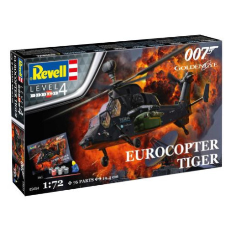 Gift-Set James Bond 05654 - "Golden Eye" Eurocopter Tiger (1:72) Revell