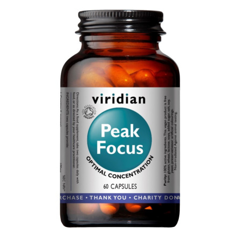 Viridian Peak Focus Organic 60 kapslí