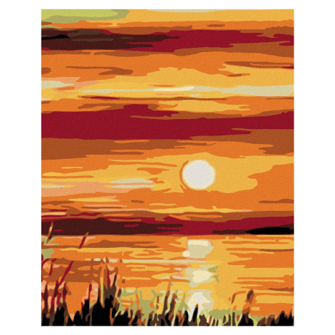 Diamondi - VÝCHOD SLUNCE, 40x50 cm, bez rámu a bez vypnutí plátna