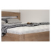 Zvýšená jednolůžková postel ANTONIO, 140x220, masiv buk