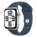 Apple Watch SE (2023) GPS 44mm sportovní silikonový řemínek bouřkově modrý M/L