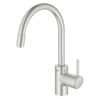 Dřezová baterie Grohe Concetto New s vytahovací sprškou supersteel 32663DC3