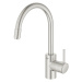 Dřezová baterie Grohe Concetto New s vytahovací sprškou supersteel 32663DC3