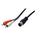 OEM Kabel audio DIN5pin(M) -> 2x cinch, 1,5m