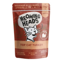 MEOWING HEADS Top Cat Turkey kapsička 100g