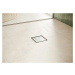 Hansgrohe 56247800 - Podlahová vpust, 10x10 cm, kartáčovaná nerezová ocel