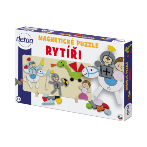 Magnetické puzzle rytíři Detoa