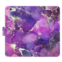 iSaprio flip pouzdro Purple Marble pro iPhone 6/6S