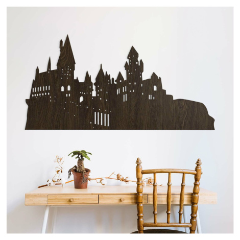 Dřevěný obraz z Harryho Pottera - Bradavice DUBLEZ